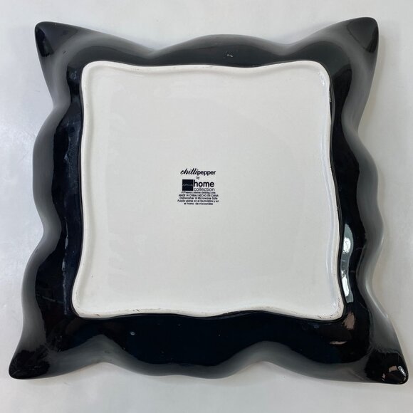 Home Collection Chilli Pepper Chip & Dip 11.5 " Serving Bowl Platter - Picture 5 of 11